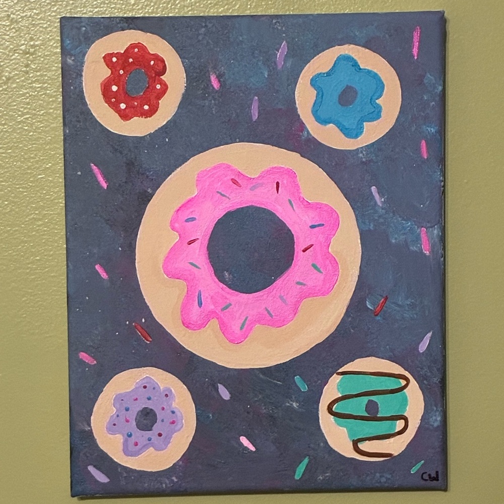 The Donut Gang Painting